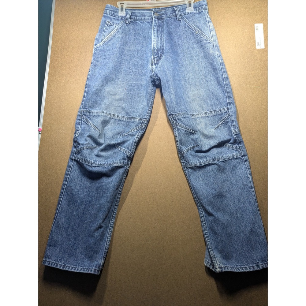 Vintage Levis SilverTab Carpenter Jeans Blue Denim Articulated Knee 34x30